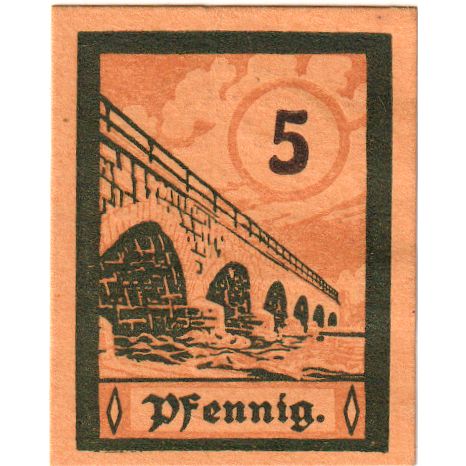 Germania, Salzburghofen, 5 Pfennig, SPL