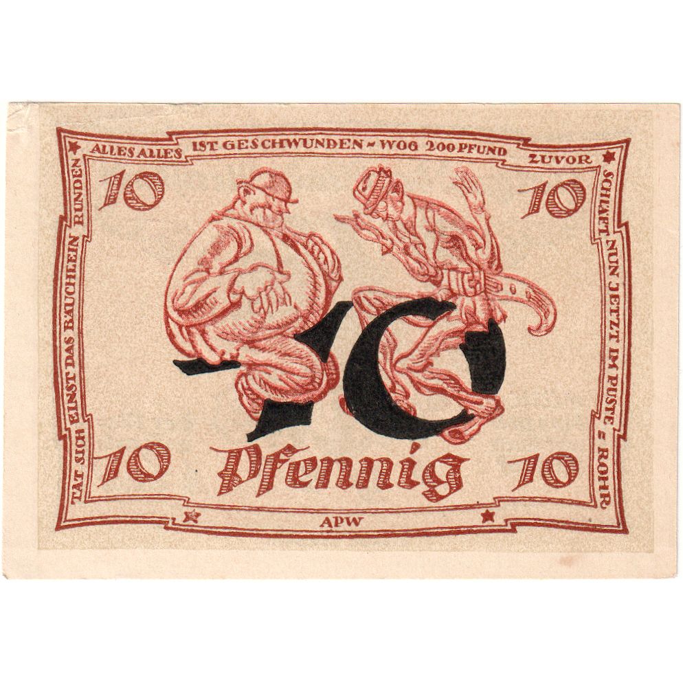 Germania, Arnstadt, 10 Pfennig, SPL-