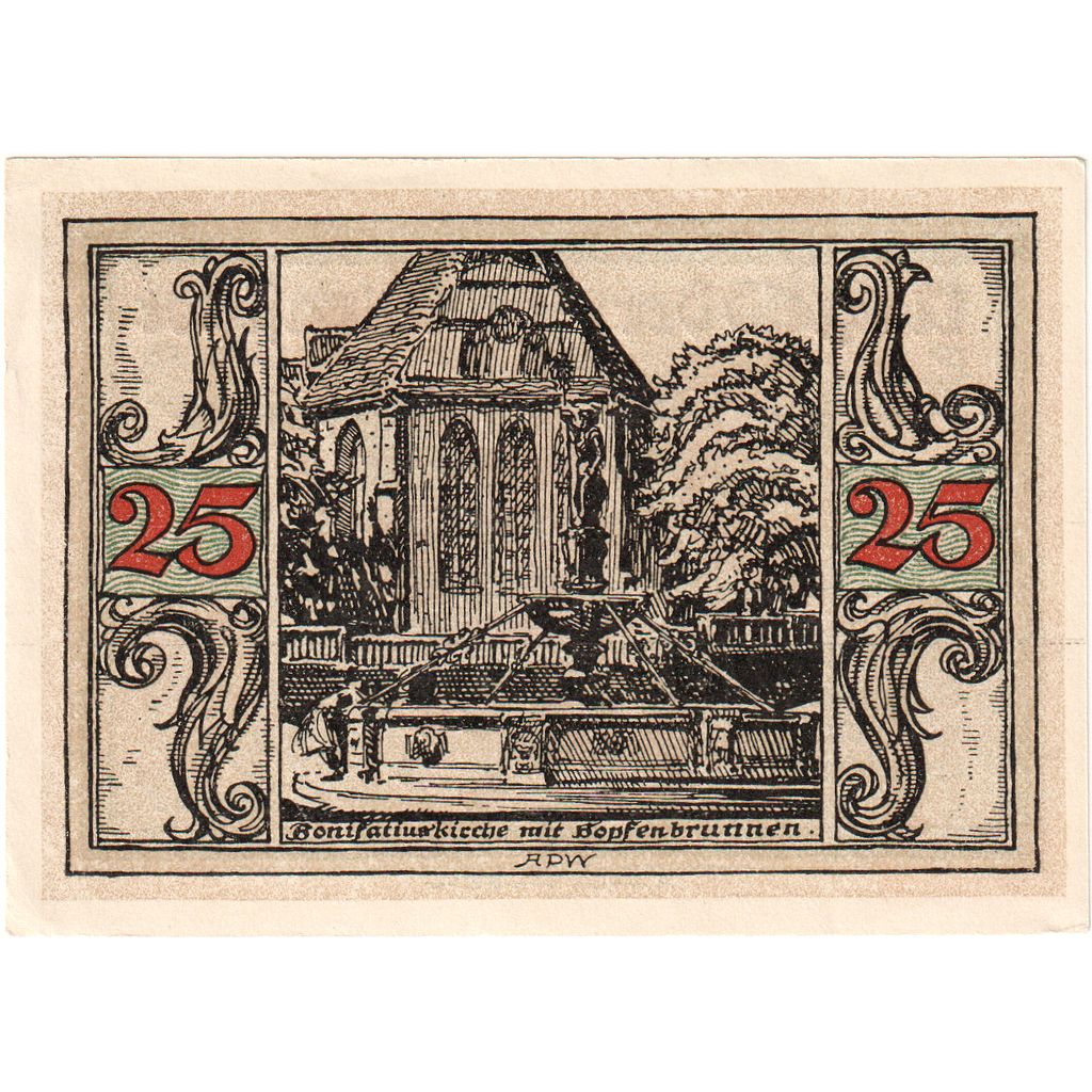 Germania, Arnstadt, 25 Pfennig, SPL