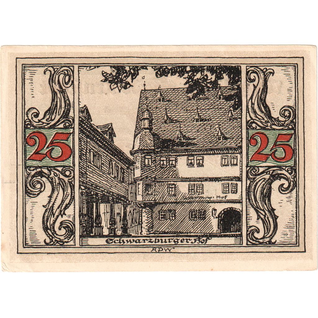 Germany, Arnstadt, 25 Pfennig, UNC(63)