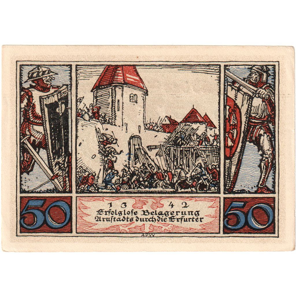 Germany, Arnstadt, 50 Pfennig, UNC(63)