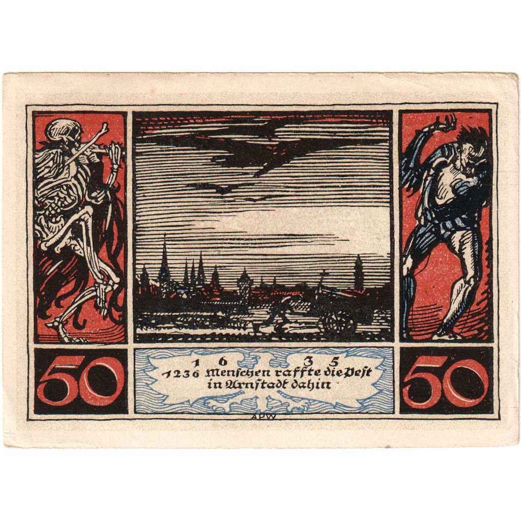 Germany, Arnstadt, 50 Pfennig, EF(40-45)