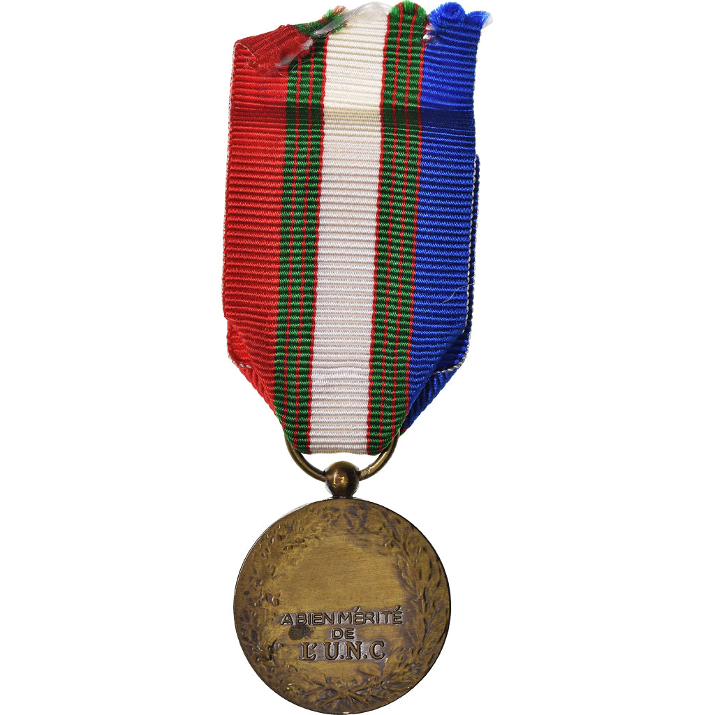 France, Union Nationale des Combattants, WAR, Médaille, Excellent Quality