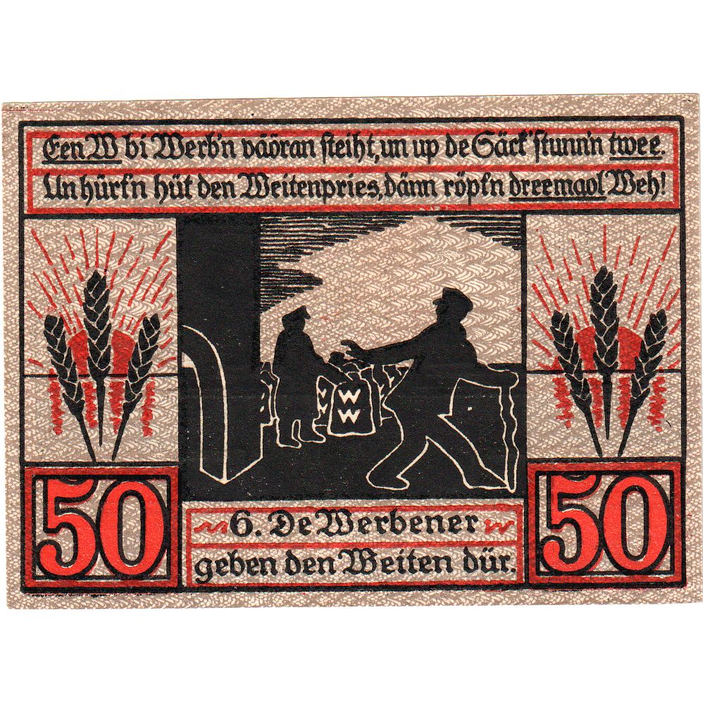 Germania, Stendal, 50 Pfennig, 1921-07-15, SPL