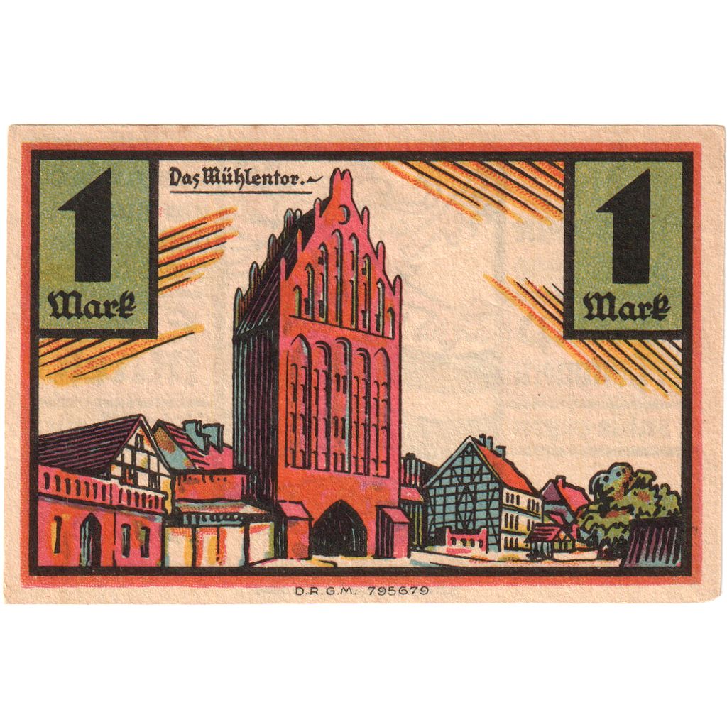 Germania, Stolp, 1 Mark, SPL