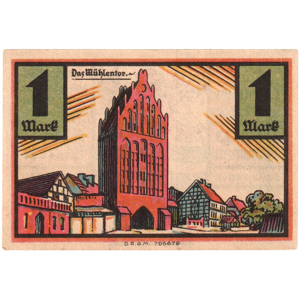 Germania, Stolp, 1 Mark, SPL