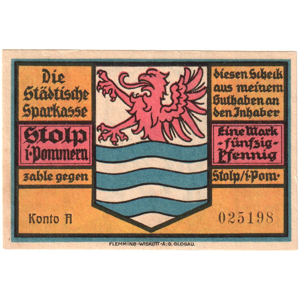 Germania, Stolp, 1.5 Mark, SPL