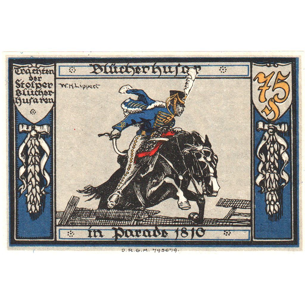 Germania, Stolp, 75 Pfennig, SPL
