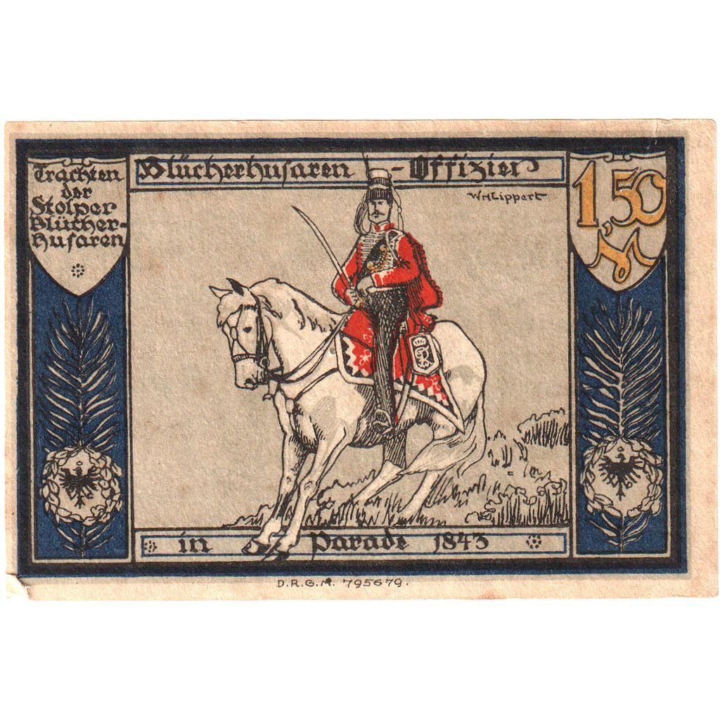 Duitsland, Stolp, 1.5 Mark, TTB+