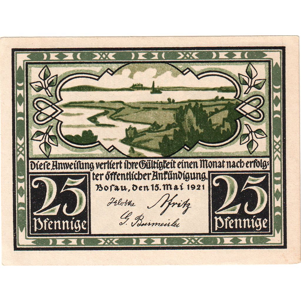 Duitsland, Bosau, 25 Pfennig, 1921-05-15, SPL