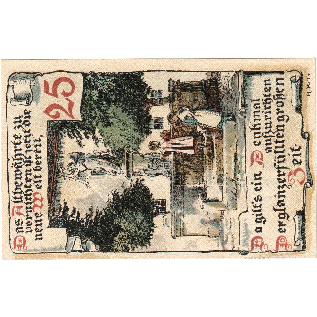 Germany, Buttstädt, 25 Pfennig, UNC(63)