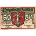 Niemcy, Buttstädt, 50 Pfennig, AU(55-58)