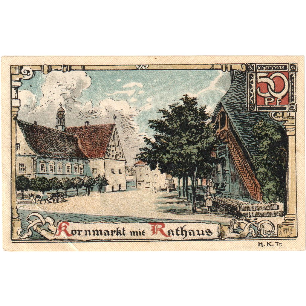 Niemcy, Buttstädt, 50 Pfennig, AU(55-58)