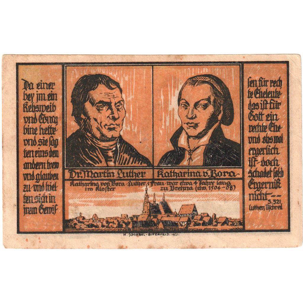 Alemania, Brehna, 50 Pfennig, MBC