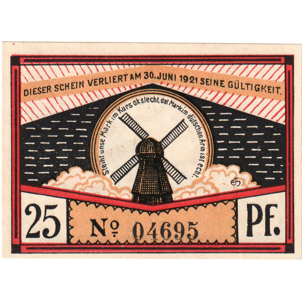 Alemania, Steinfeld, 25 Pfennig, 1920-07-31, SC