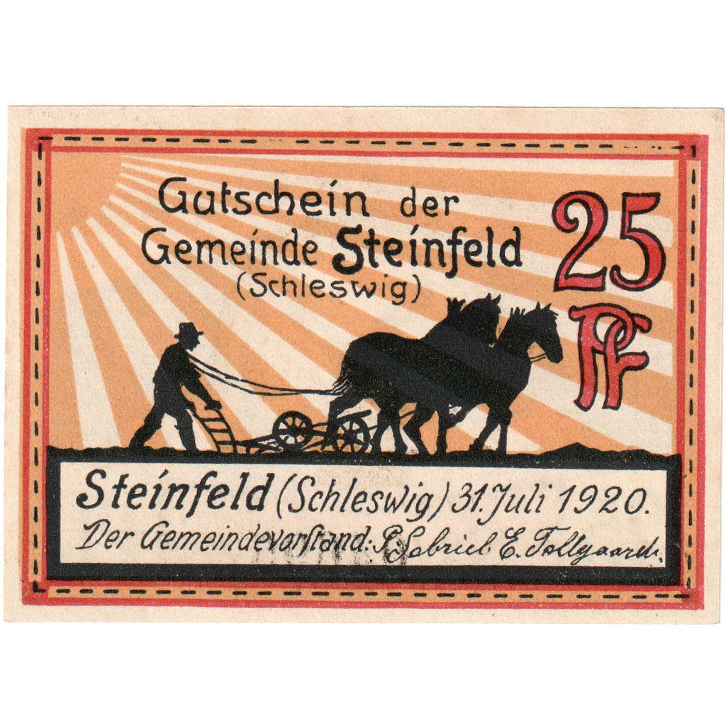 Alemania, Steinfeld, 25 Pfennig, 1920-07-31, SC