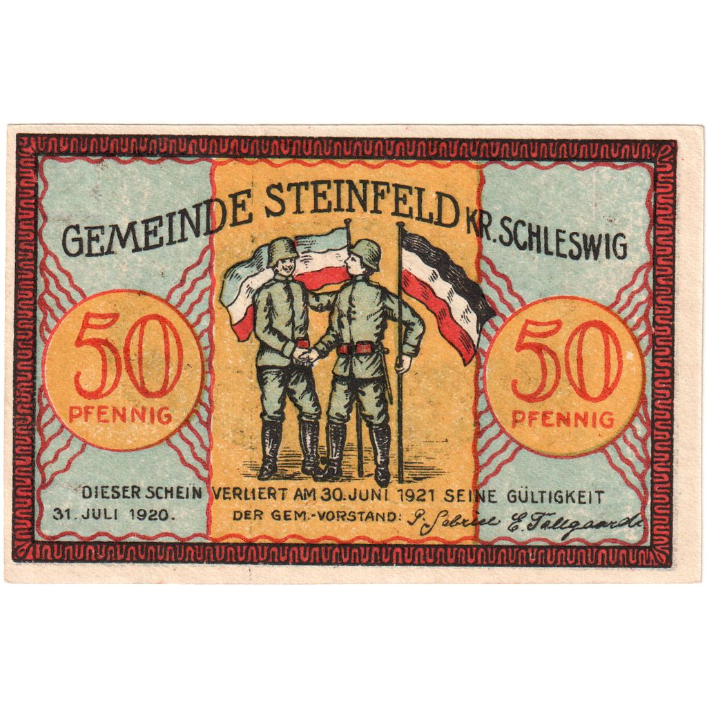 Germania, Steinfeld, 50 Pfennig, 1921-06-30, SPL