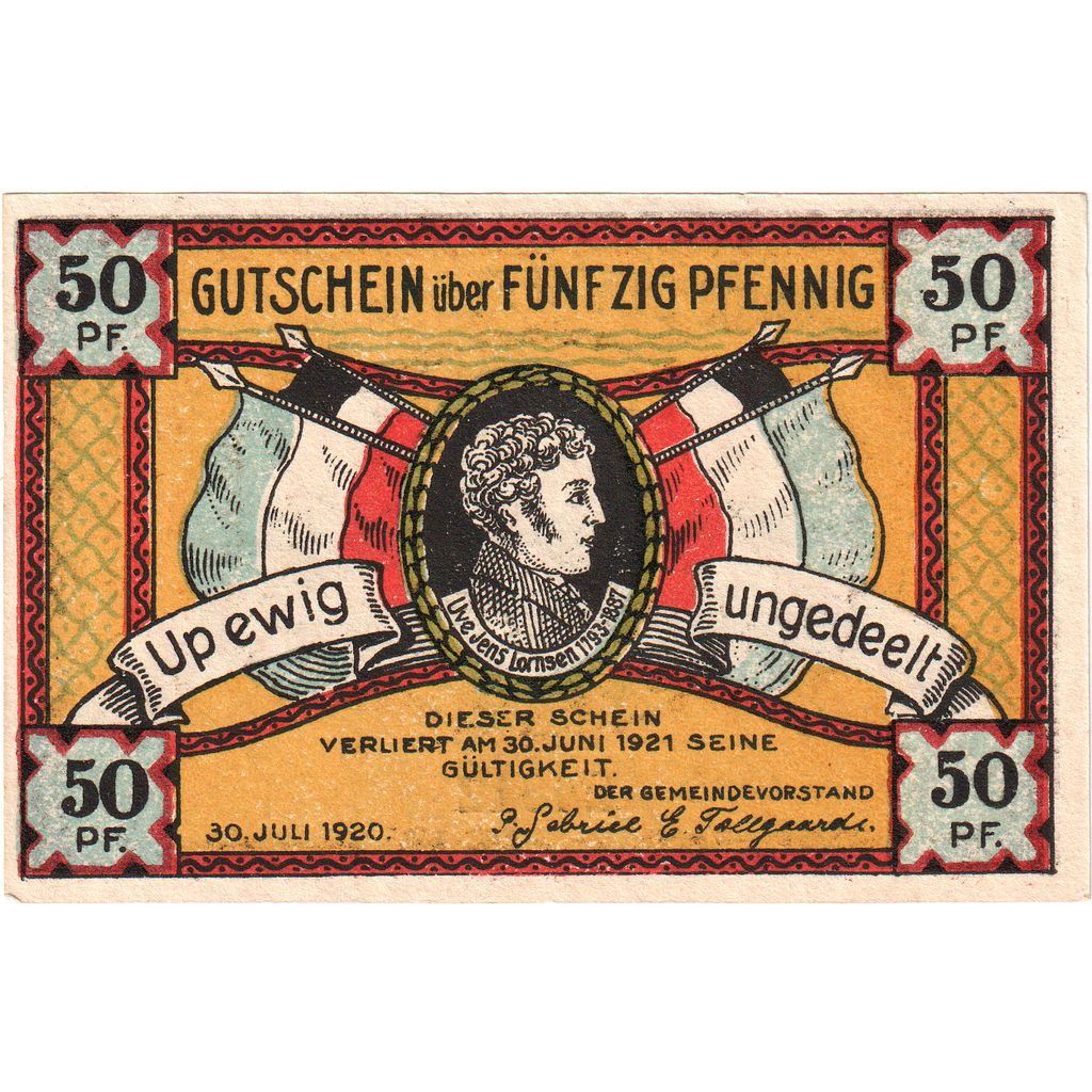 Niemcy, Steinfeld, 50 Pfennig, 1921-06-30, UNC(63)