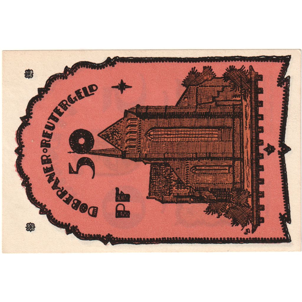 Germania, Doberan, 50 Pfennig, 1921-12-31, SPL