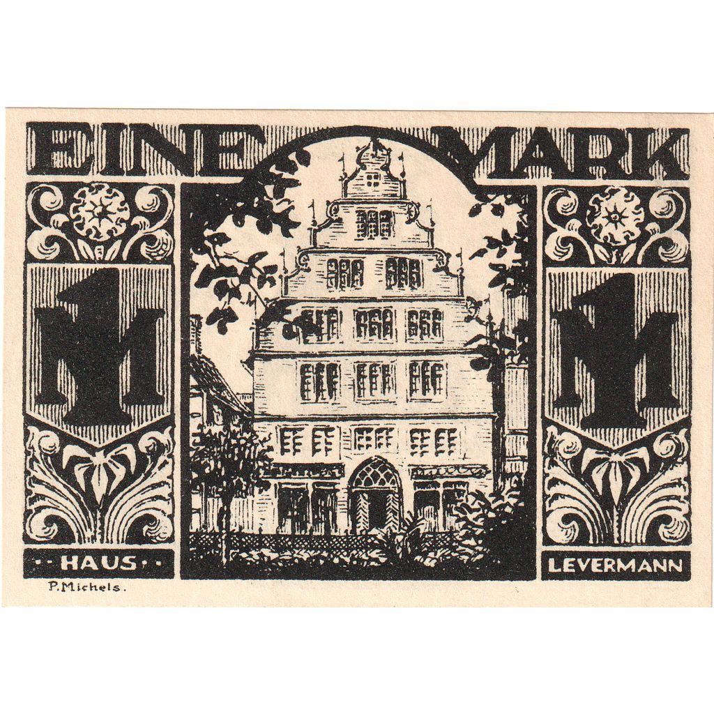 Germania, Paderborn, 1 Mark, 1921-11-10, SPL