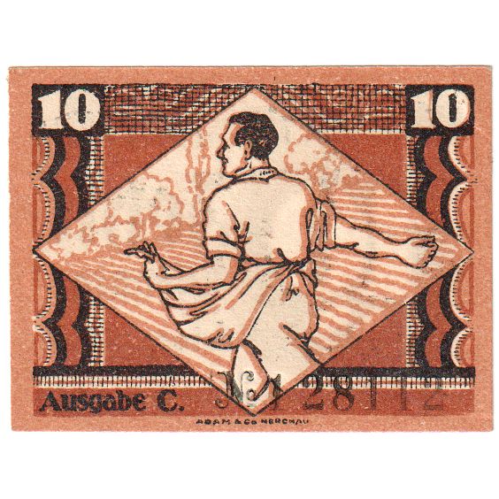 Germania, Grimma, 10 Pfennig, 1921-06-30, SPL