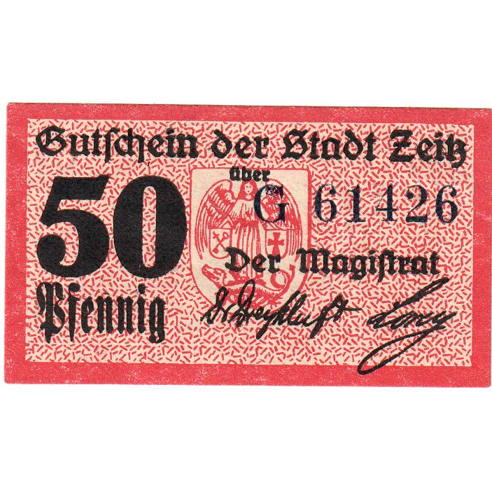 Germania, Zeitz, 50 Pfennig, SPL