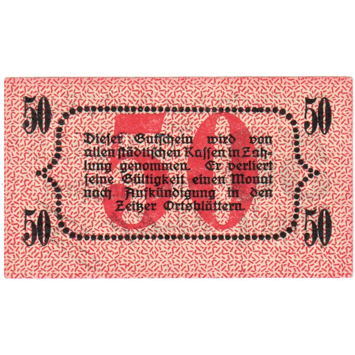 Germania, Zeitz, 50 Pfennig, SPL