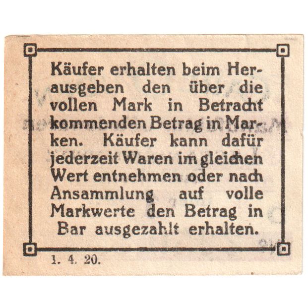Germania, Lassan, 1 Pfennig, SPL-