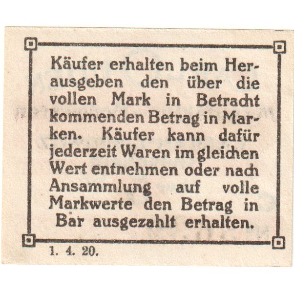 Germania, Lassan, 5 Pfennig, SPL