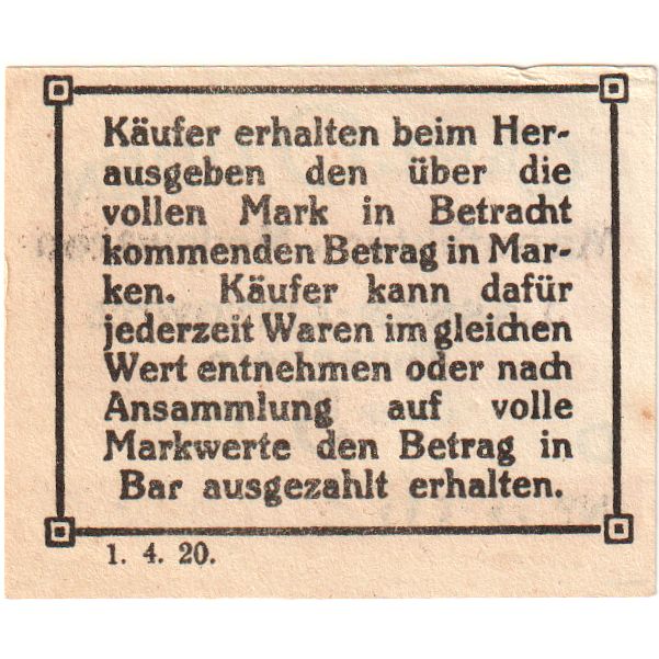 Germania, Lassan, 5 Pfennig, SPL-
