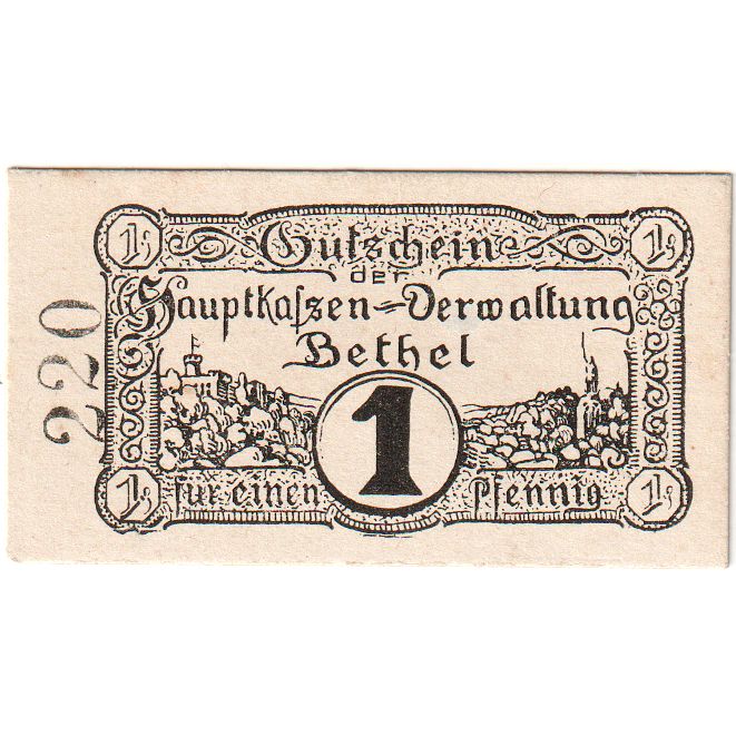 Germania, Hauptkassen, 1 Pfennig, SPL