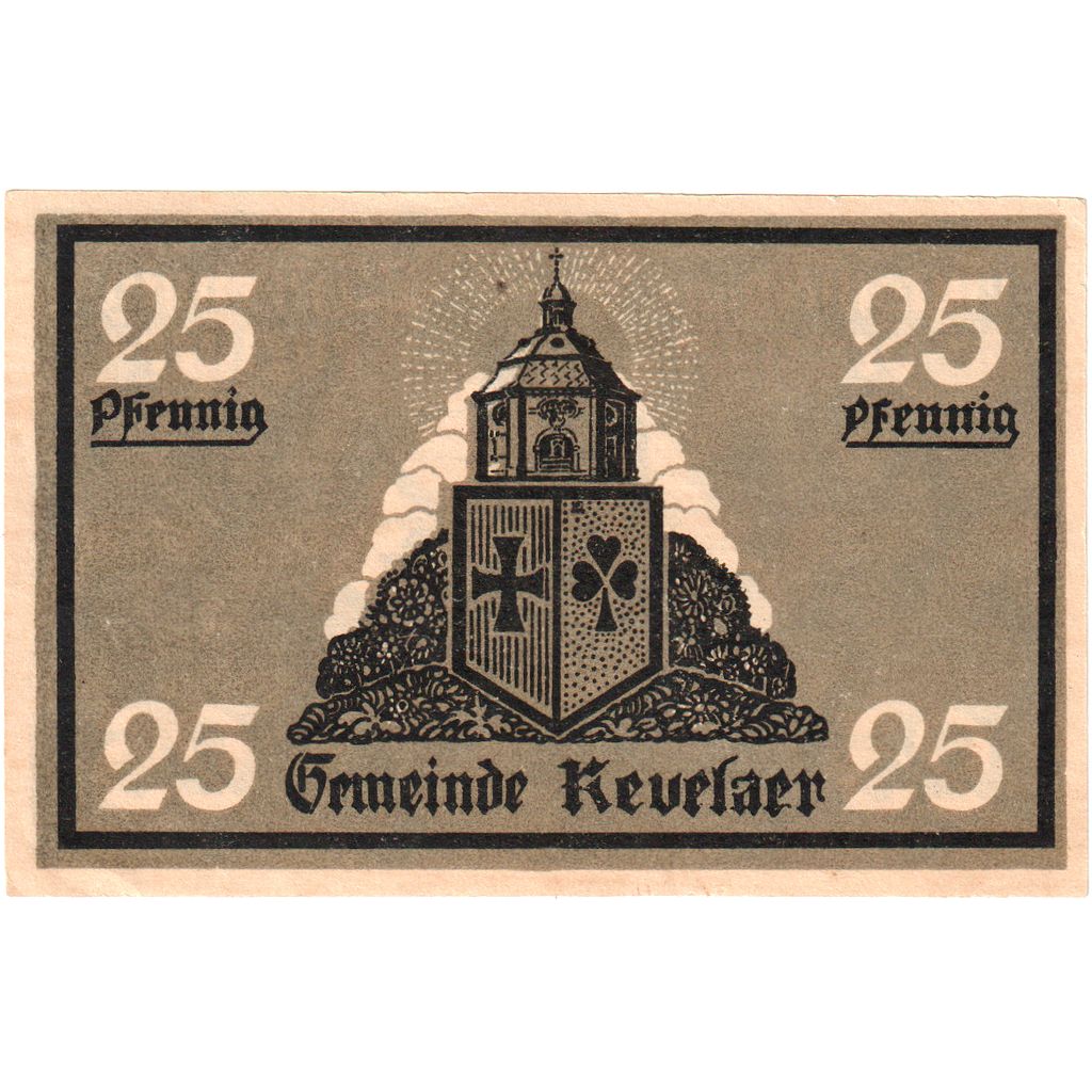Germania, Kevelaer, 25 Pfennig, 1921-06-01, SPL