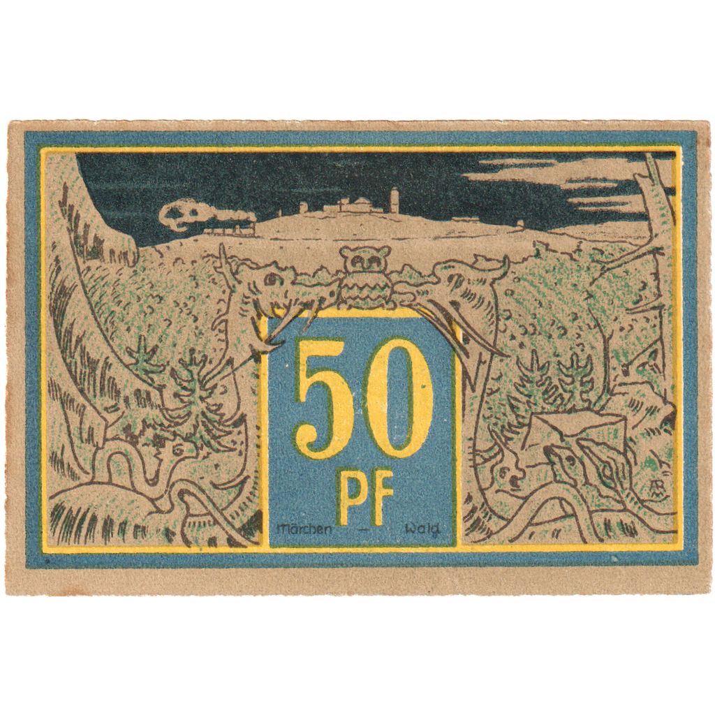 Germany, Wernigerode, 50 Pfennig, 1921-03-01, UNC(63)