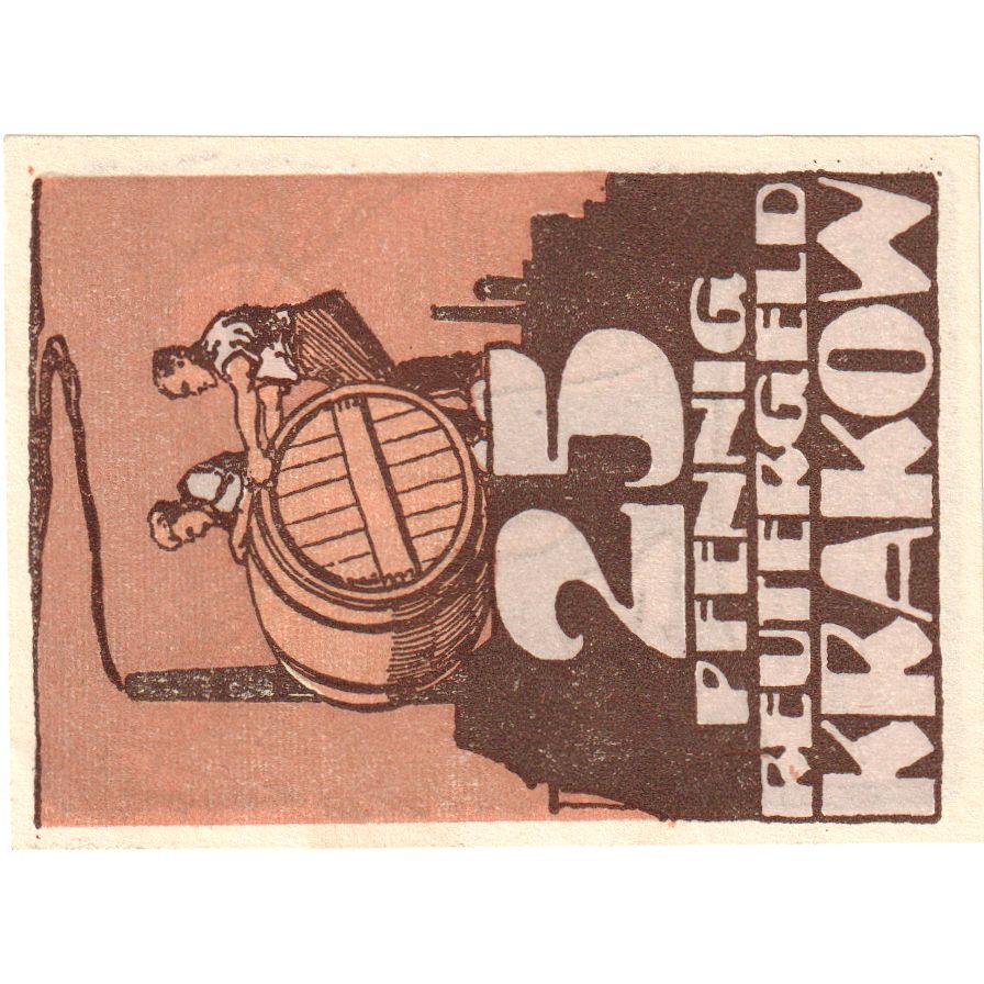 Germania, Krakow, 25 Pfennig, 1922-05-31, SPL