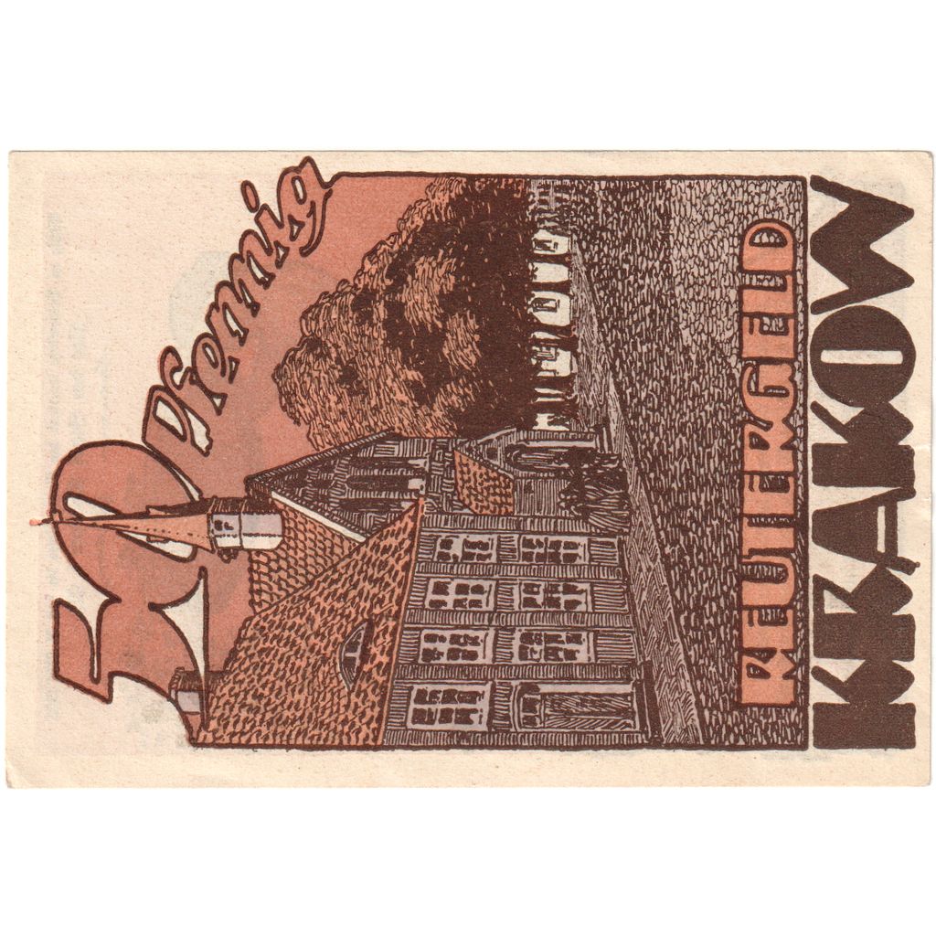 Germania, Krakow, 50 Pfennig, 1922-05-31, SPL