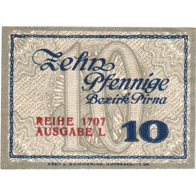 Deutschland, Pirna, 10 Pfennig, 1918-12-31, S