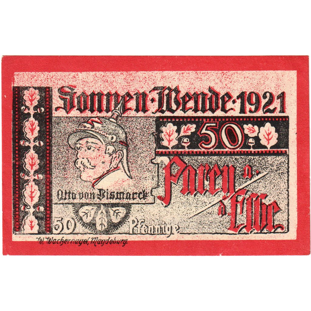 Germany, Parey a.d Elbe, 50 Pfennig, 1922-04-01, UNC(63)