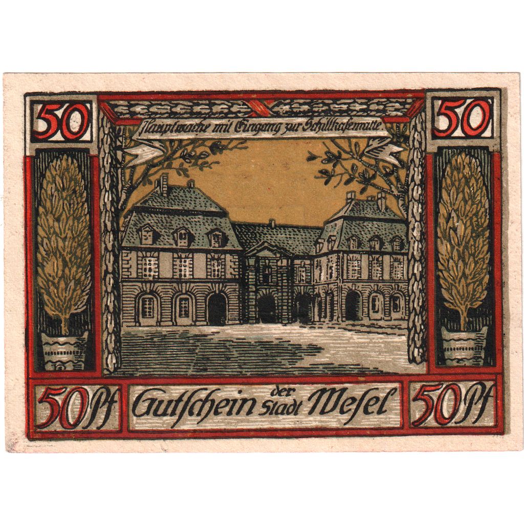 Deutschland, Wesel, 50 Pfennig, UNZ-