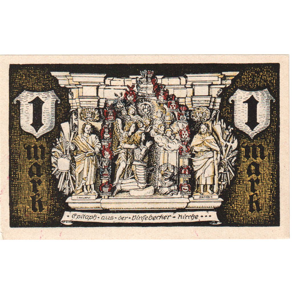 Germany, Vinsebeck, 1 Mark, 1921-11-01, UNC(60-62)