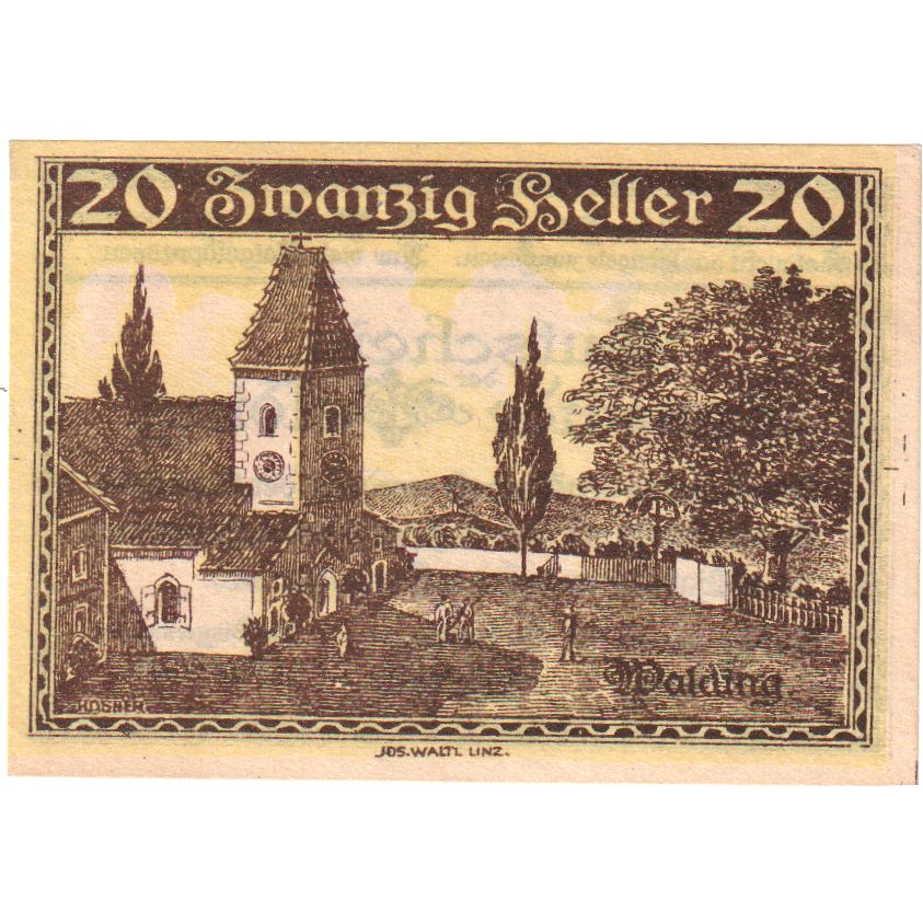 Austria, Walding, 20 Heller, 1920-12-31, SC