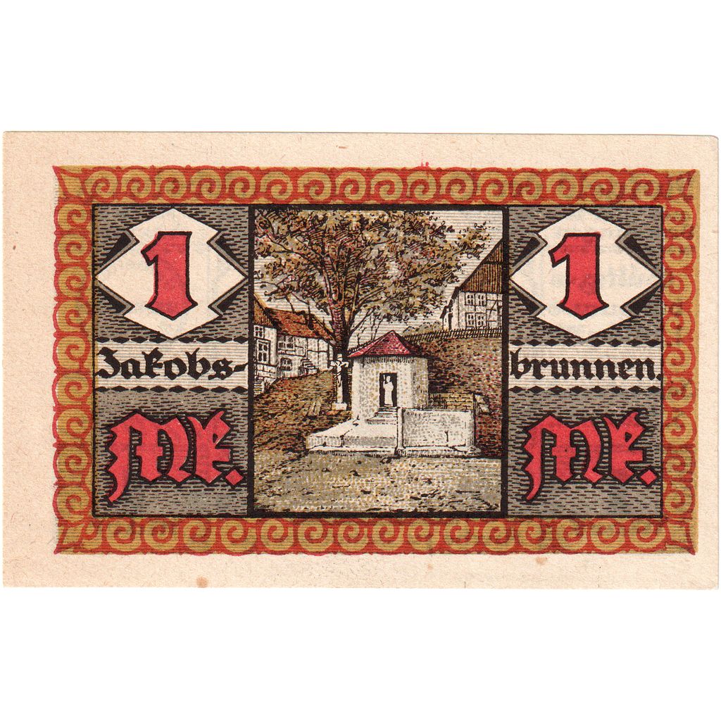 Germania, Jakobsberg, 1 Mark, 1922-03-01, SPL