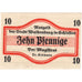Allemagne, Waldenburg, 10 Pfennig, SPL