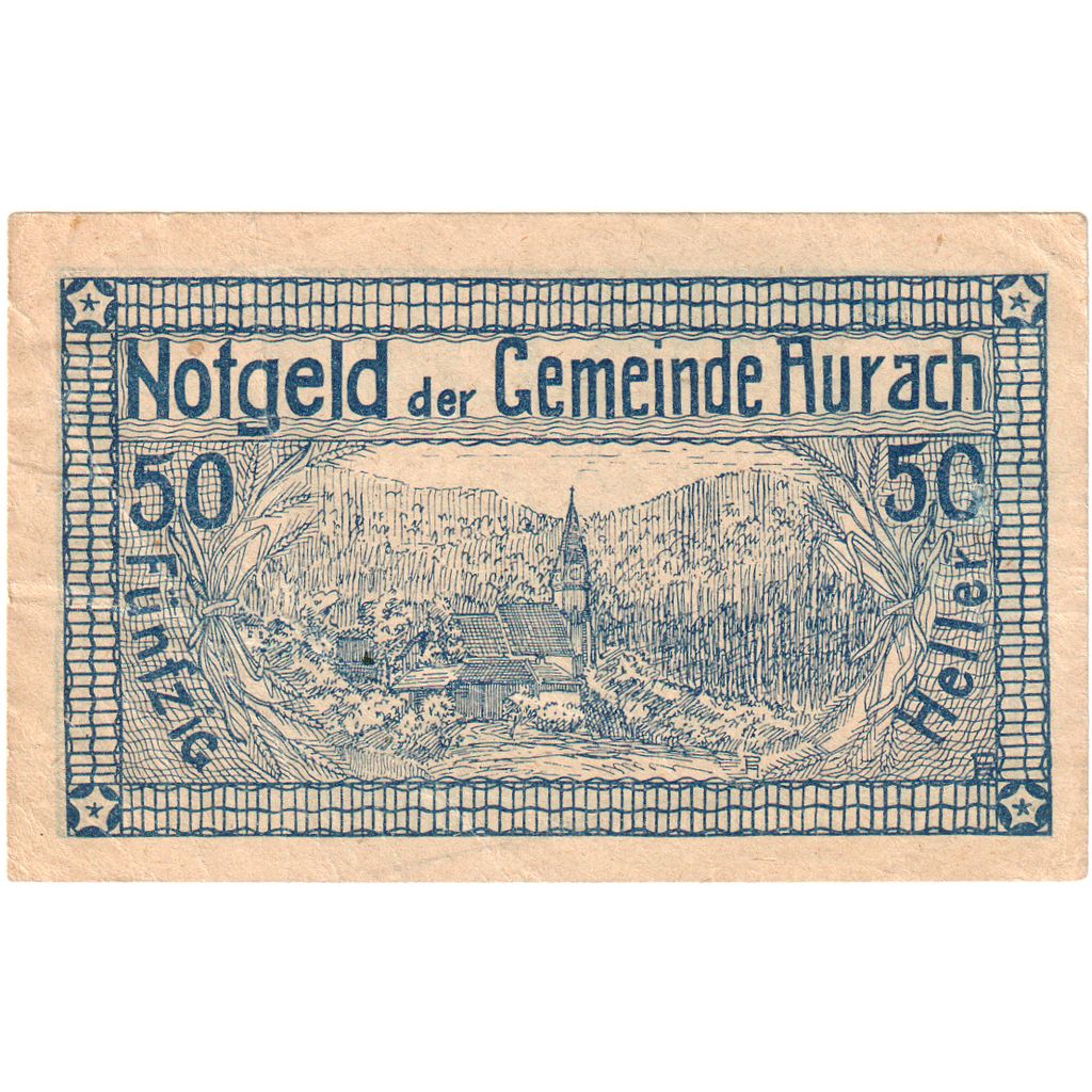 Austria, Aurach, 50 Heller, 1920-04-27, MBC