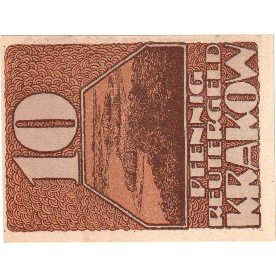 Germania, Krakow, 10 Pfennig, 1922-05-31, SPL