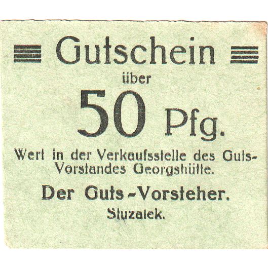 Germania, Vorsteher, 50 Pfennig, SPL