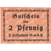 Deutschland, Stettin, 2 Pfennig, UNZ-