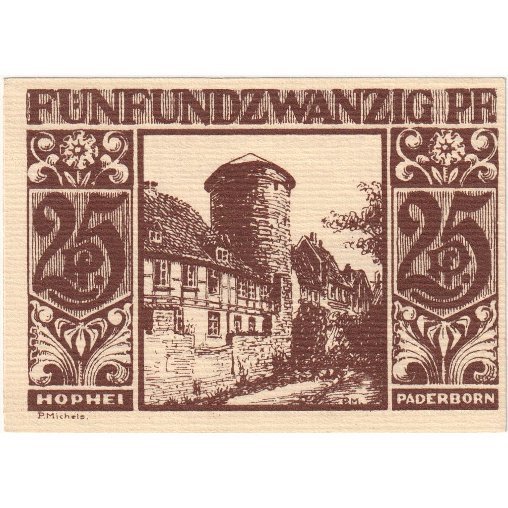 Duitsland, Paderborn, 25 Pfennig, 1921-11-10, SPL