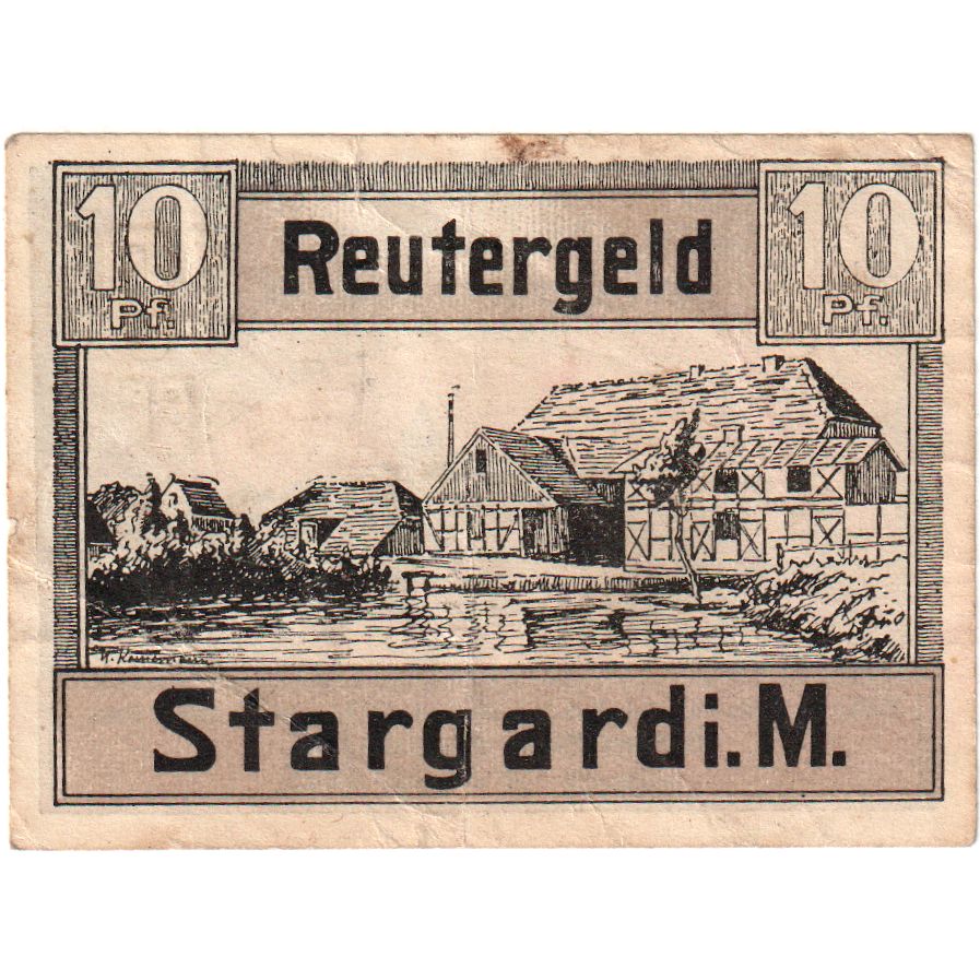 Allemagne, Stargard, 10 Pfennig, 1922-01-31, TTB