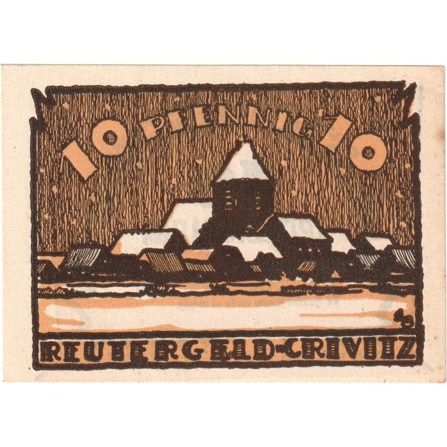 Allemagne, Crivitz, 10 Pfennig, 1922-05-31, SUP