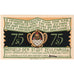 Allemagne, Zeulenroda, 75 Pfennig, 1921-12-31, SPL